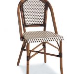 Ratana Victoria side chair in coffee color nylon weave.